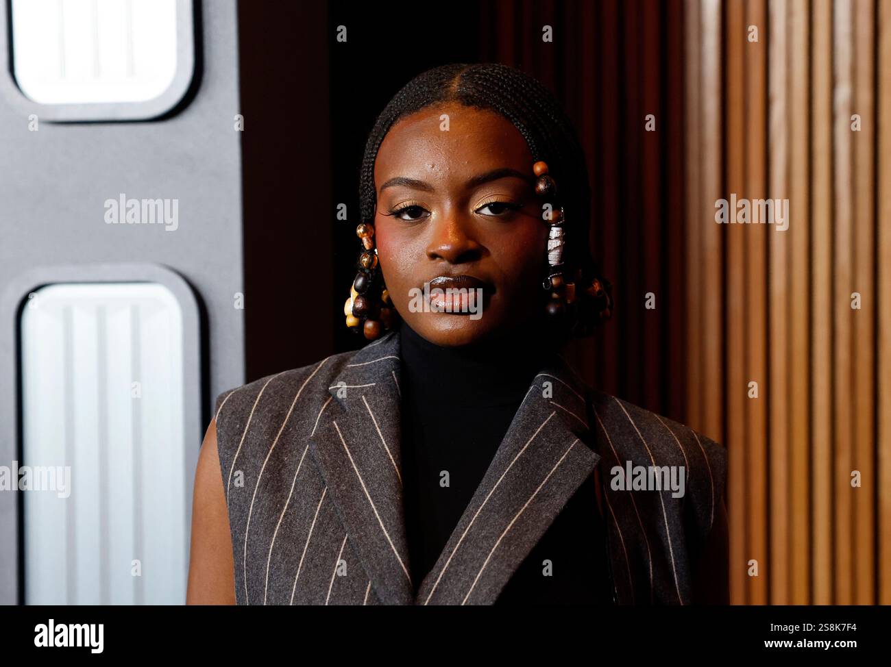 New York, United States. 22nd Jan, 2025. Celia Rose Gooding arrives on