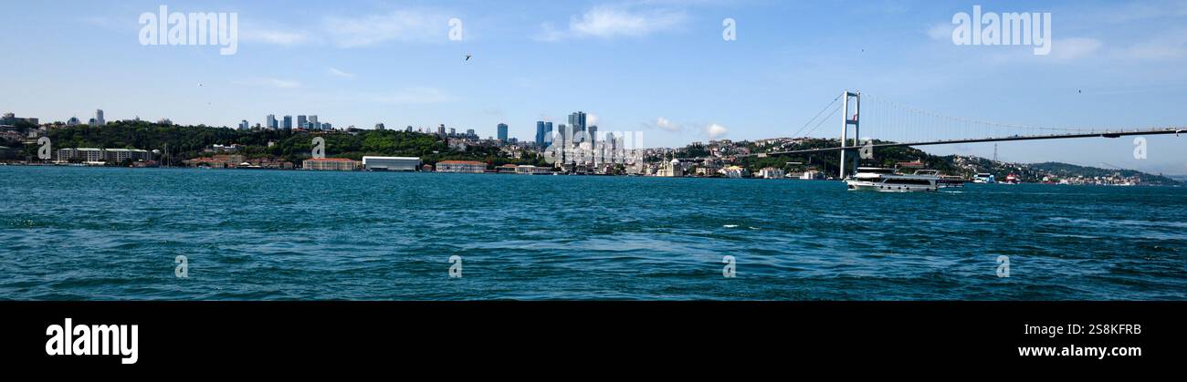 View of Ortakoy and Bosporus Bridge, Istanbul, Turkey Stock Photo - Alamy