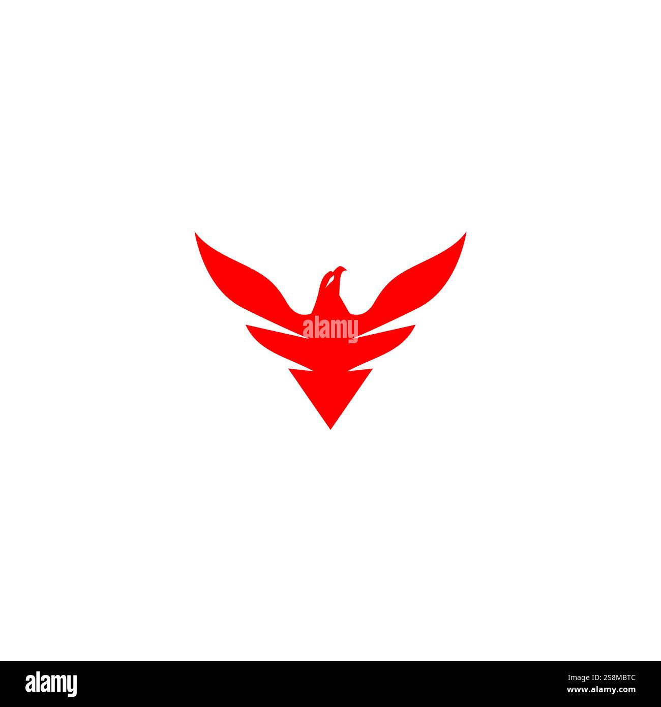 V Eagle Logo Design Vector. Eagle Bird Icon Stock Vector