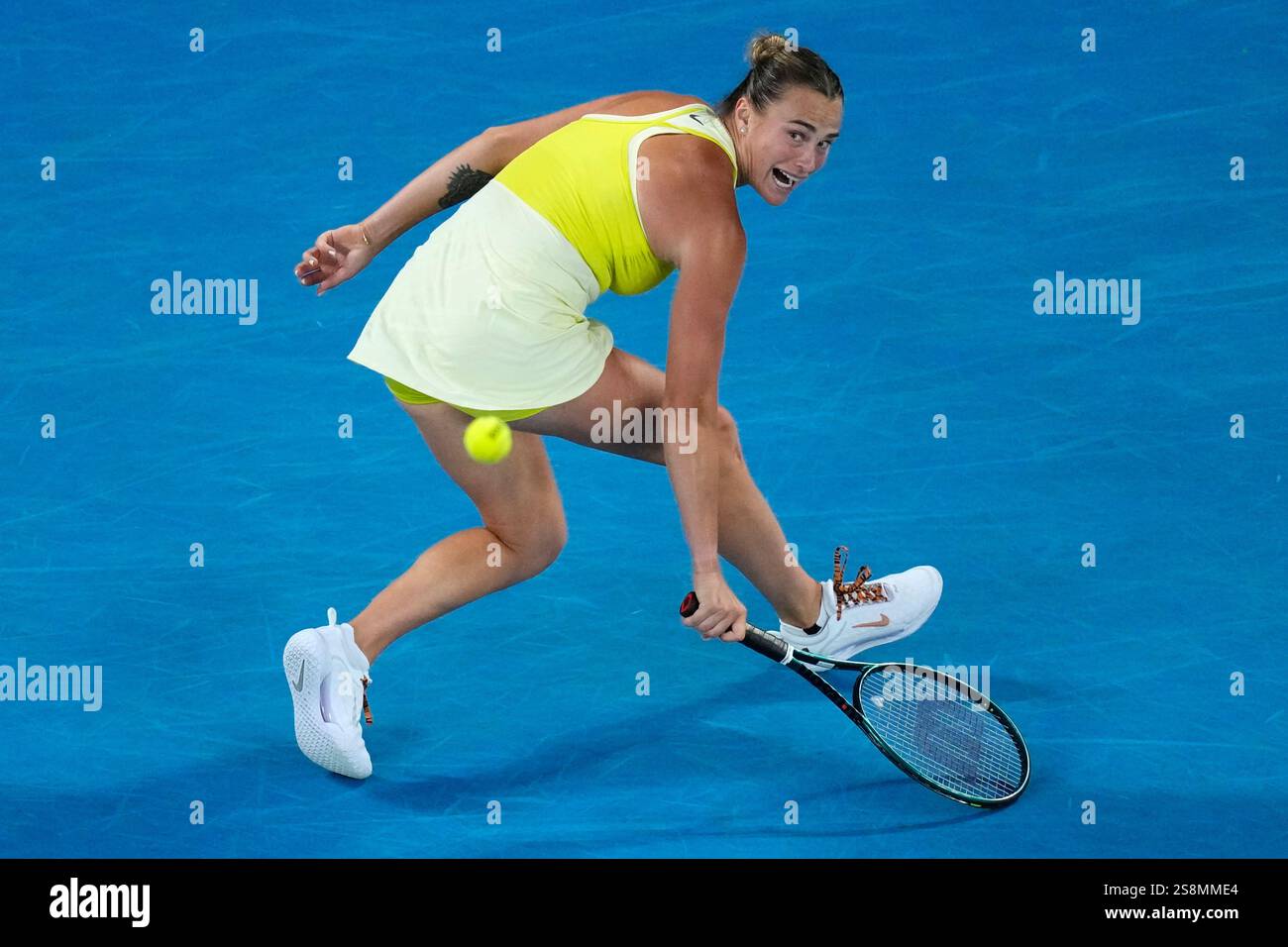 aryna-sabalenka-of-belarus-plays-a-backhand-return-to-paula-badosa-of