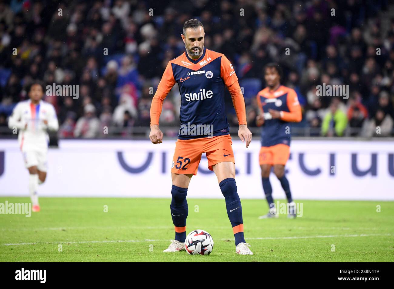 52 Nikola Maksimovic (mhsc) during the Ligue 1 McDonald's match between ...