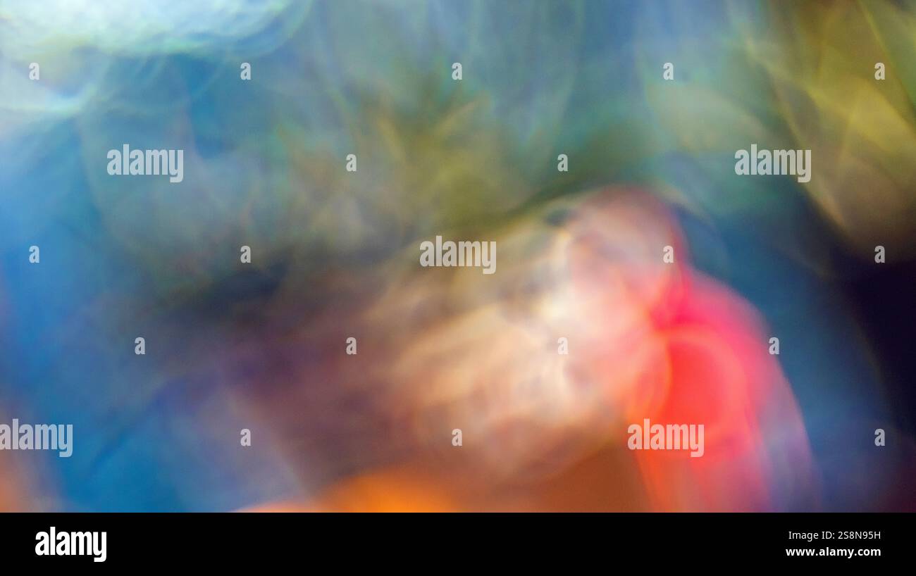 Abstract Reflections Bubble Background Design Stock Photo