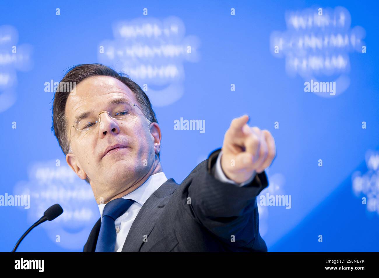 Mark Ruth Secretary NATO Secretary General Mark Rutte attends the Annual Meeting of World ...