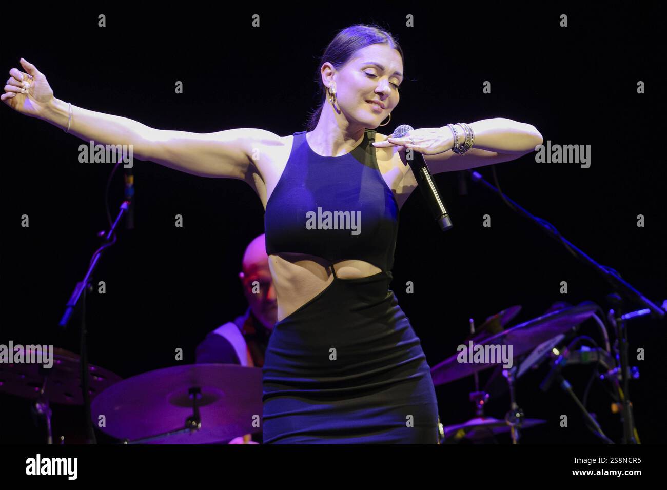 Simona Singer Italian singer Music Concert - Simona Molinari Simona Molinari durante ...