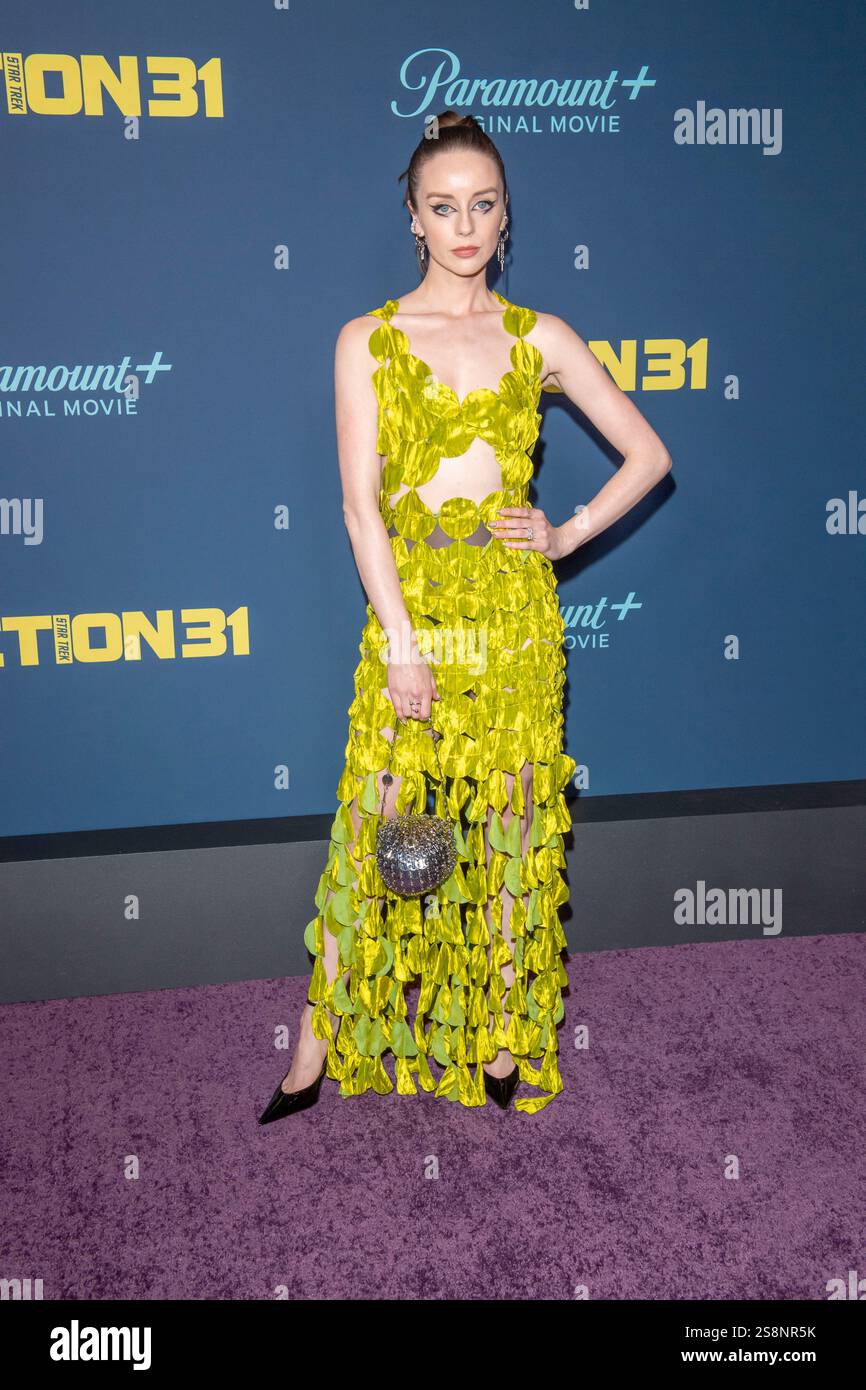 Kacey Rohl attends Paramount+'s "Star Trek Section 31" World Premiere at Jazz at Lincoln Center