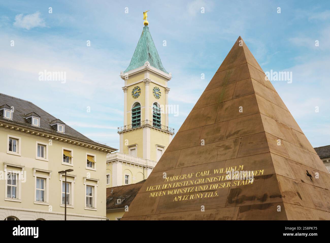 An image of the Pyramid at Karlsruhe Germany with text about the ...