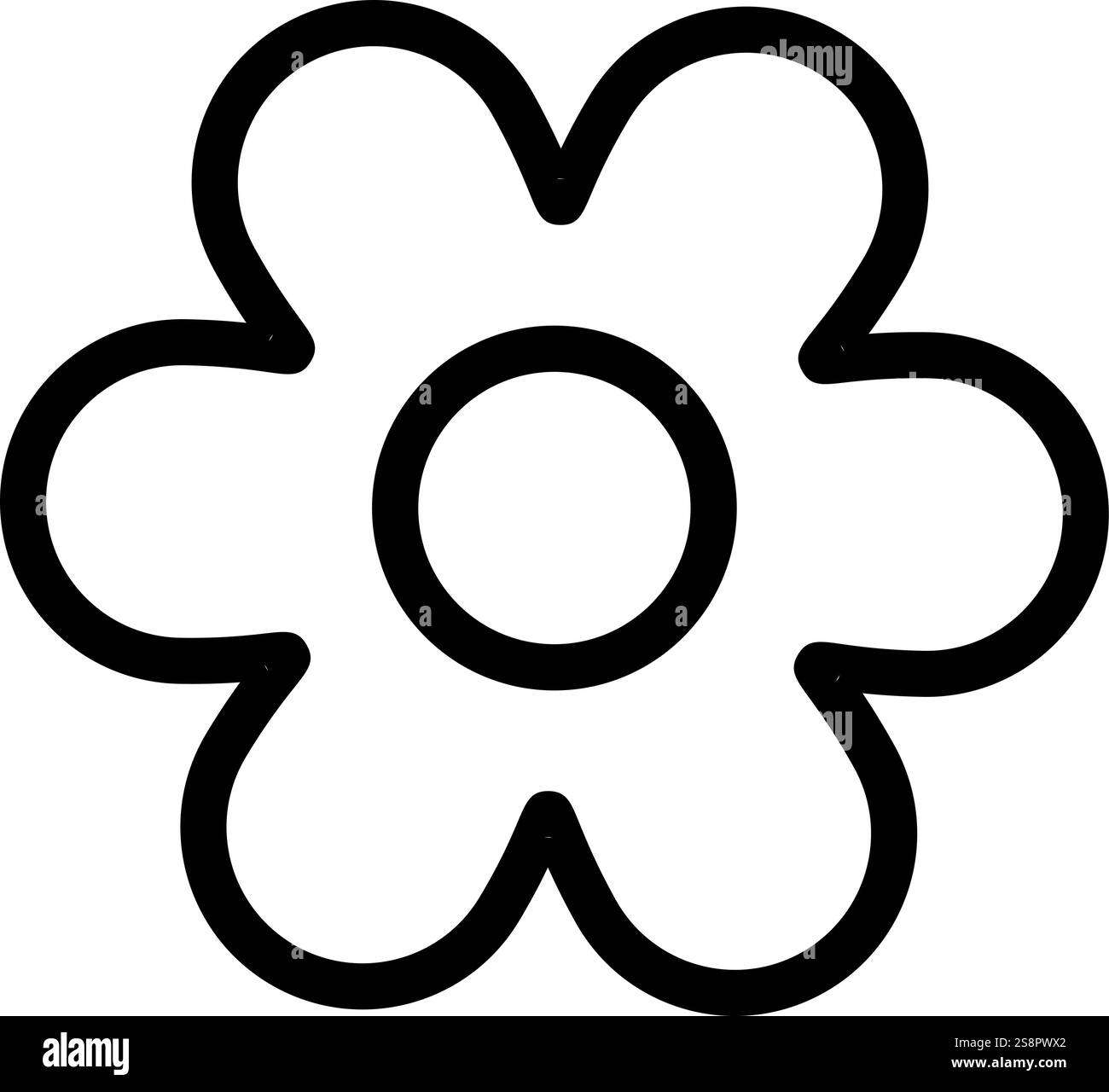 Daisy icon vector. Suitable for mobile apps, web apps and print media ...