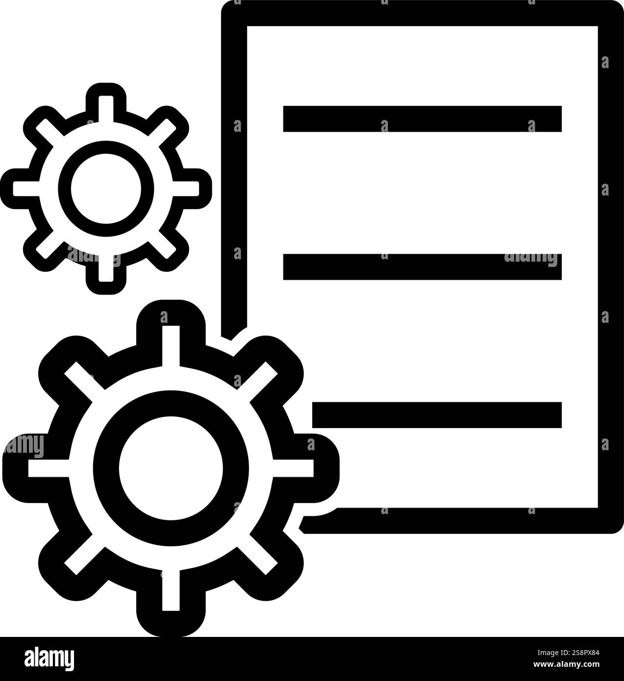 Data Management icon vector. Suitable for mobile apps, web apps and print media. Stock Vector