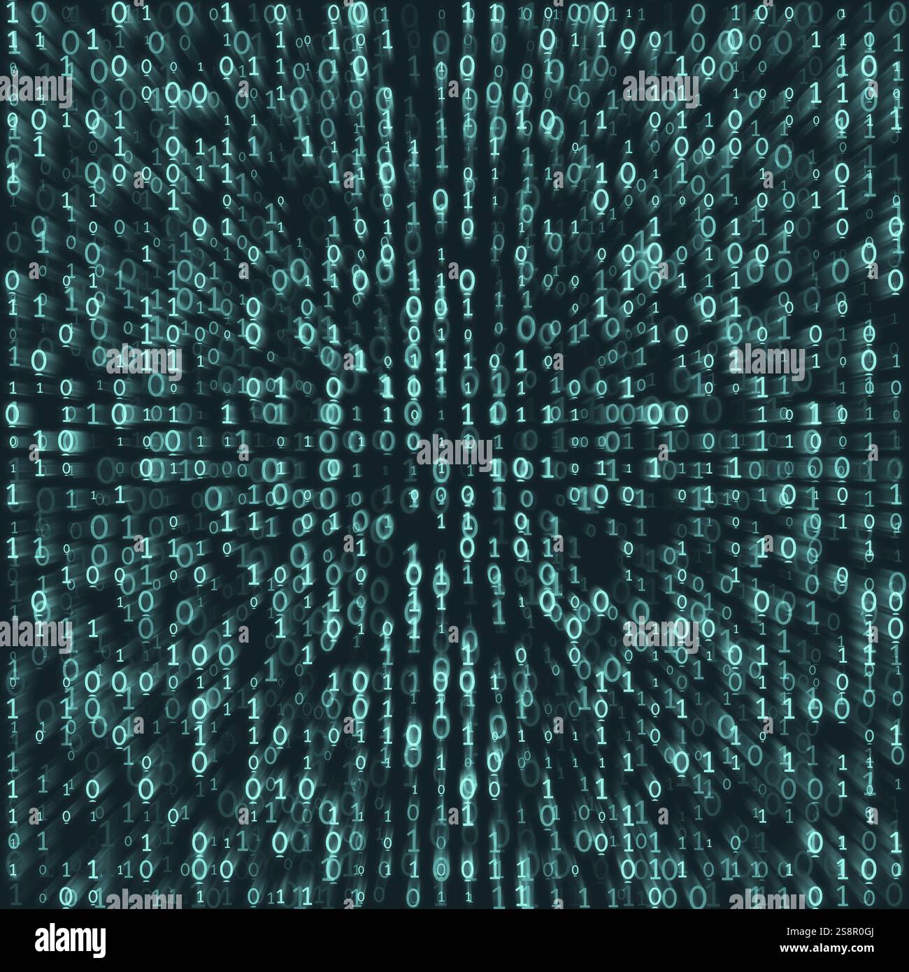 An illustration of a binary numbers background Stock Photo - Alamy