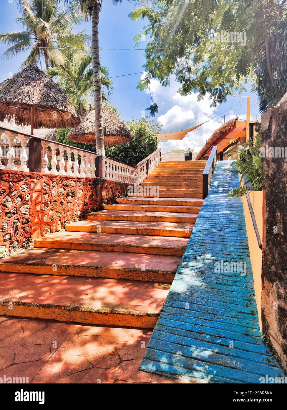 Colorful stairs hi-res stock photography and images - Alamy