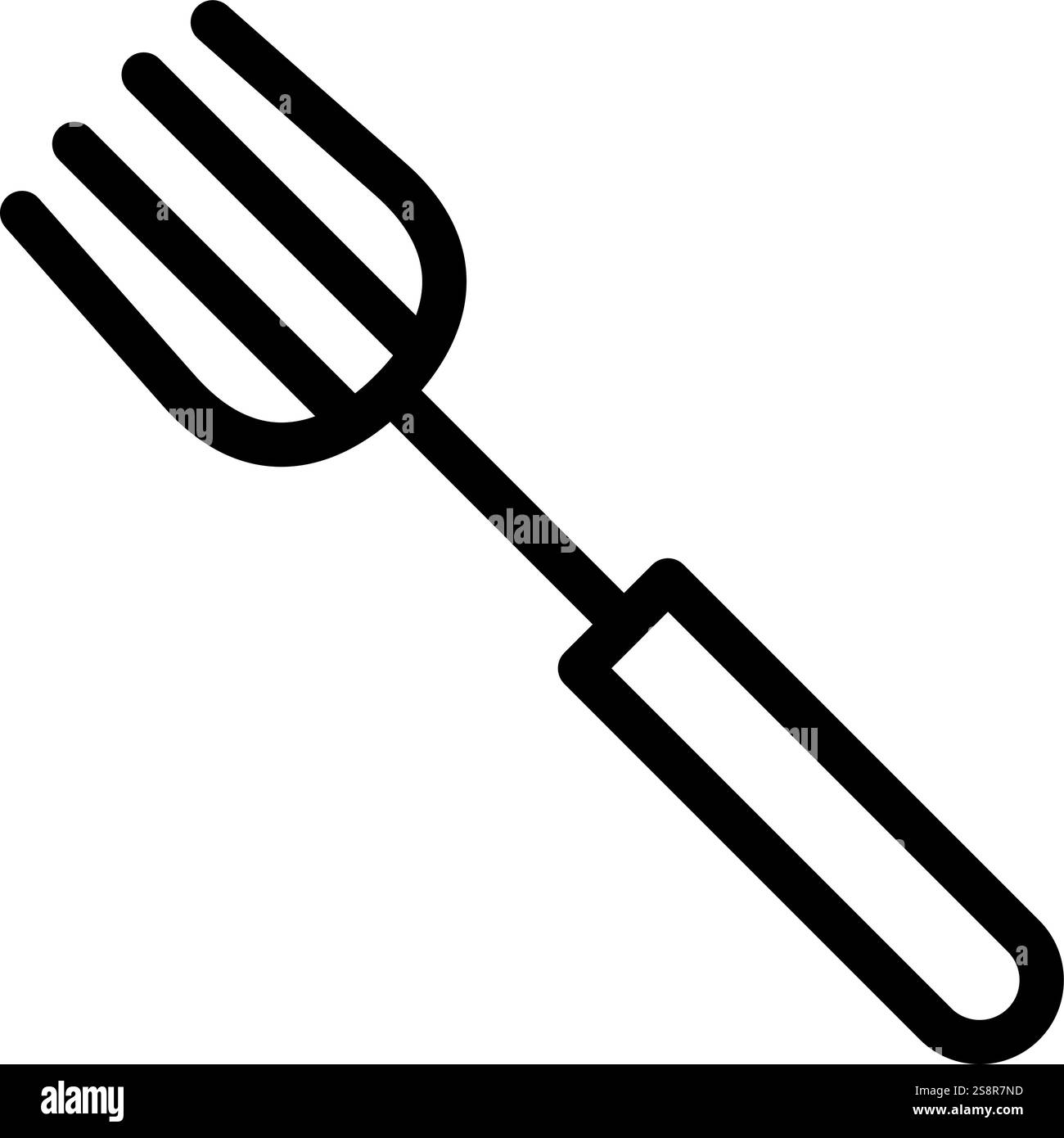 Fork icon vector. Suitable for mobile apps, web apps and print media ...