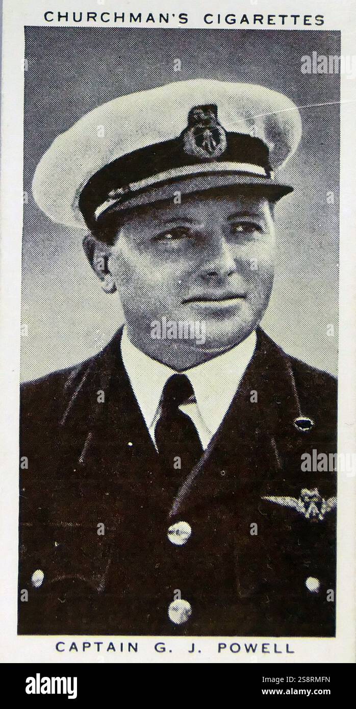 Churchman Kings of Speed Series cigarette card depicting Captain G. J ...
