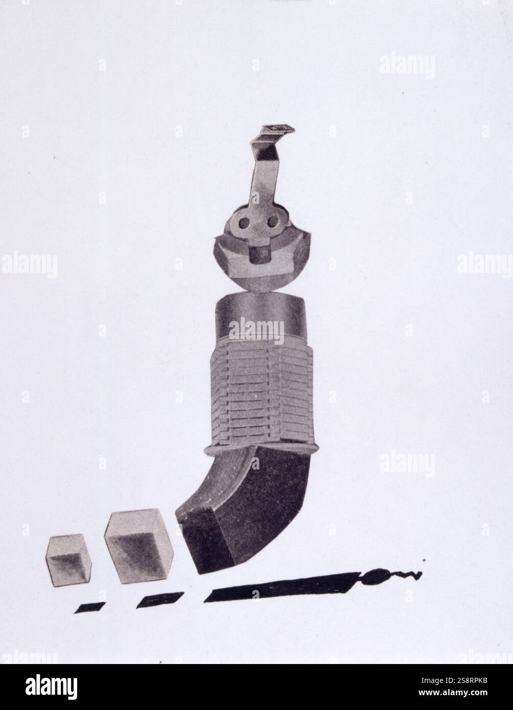 Bric a brac 1984, collage by Robert Benayoun (1926 - 1996); a French ...