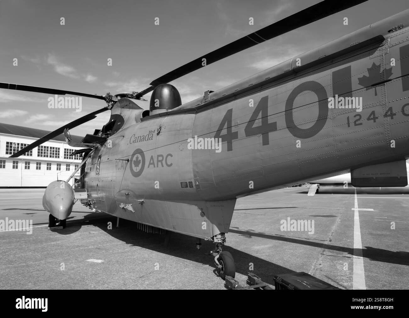 Sar search and rescue helicopter Black and White Stock Photos & Images ...