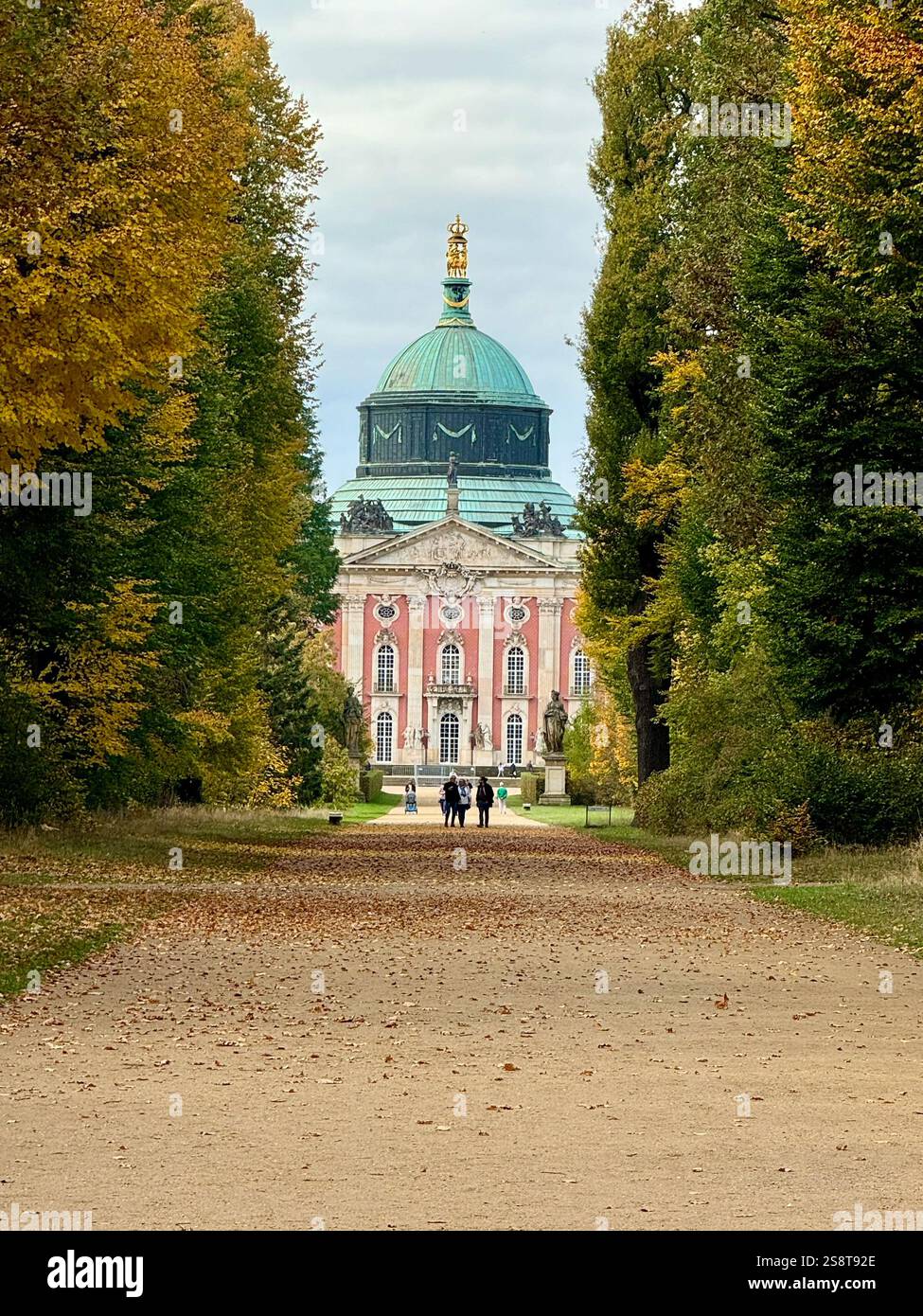 Fall in Brandenburger Vorstadt, Berlin - Smartphone Captured Stock Image
