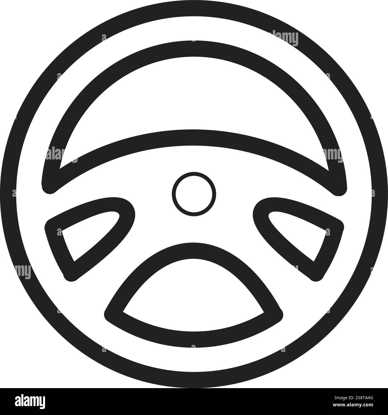 Steering Wheel icon vector. Suitable for mobile apps, web apps and ...