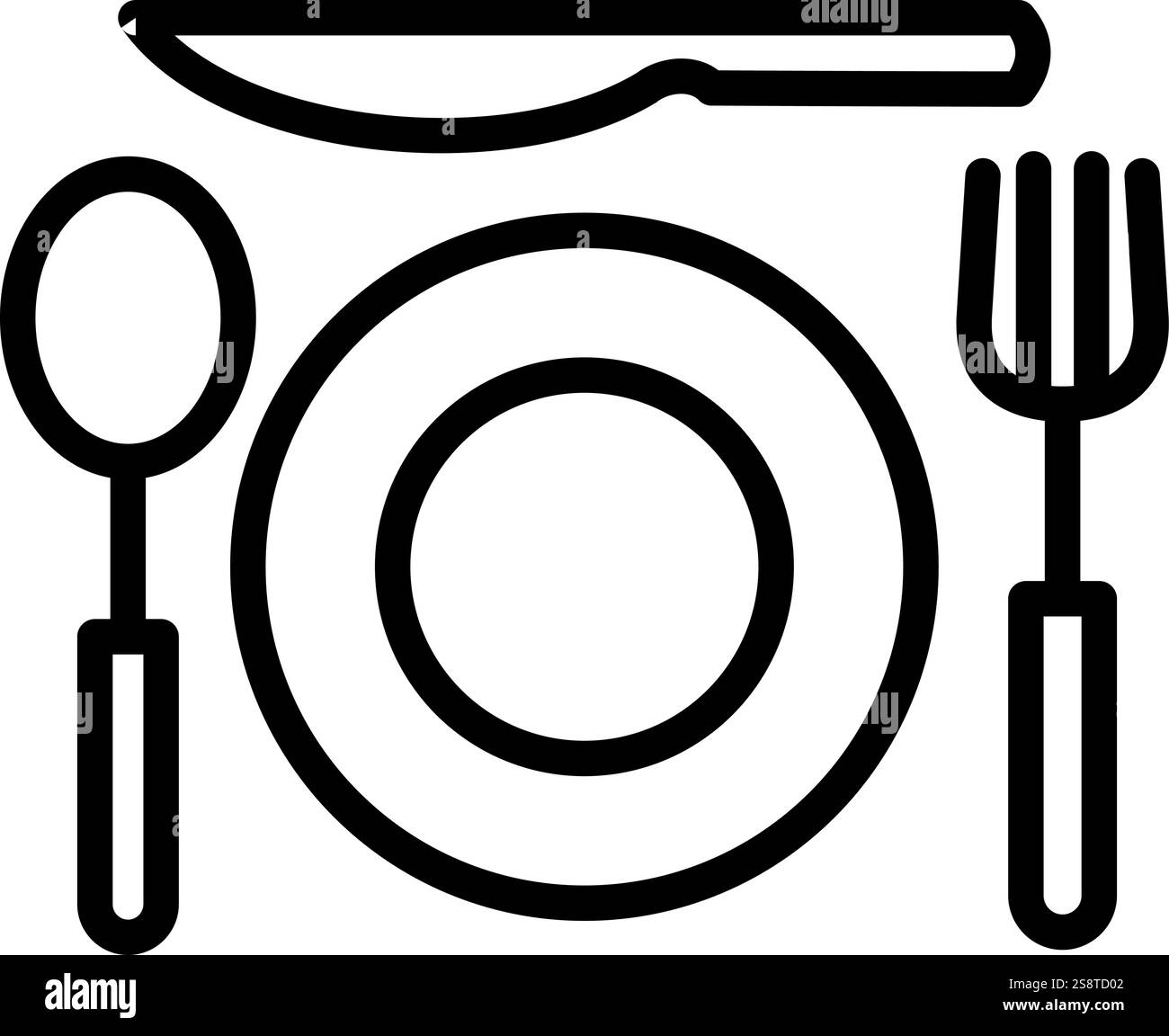 Two course meal menu Stock Vector Images - Alamy