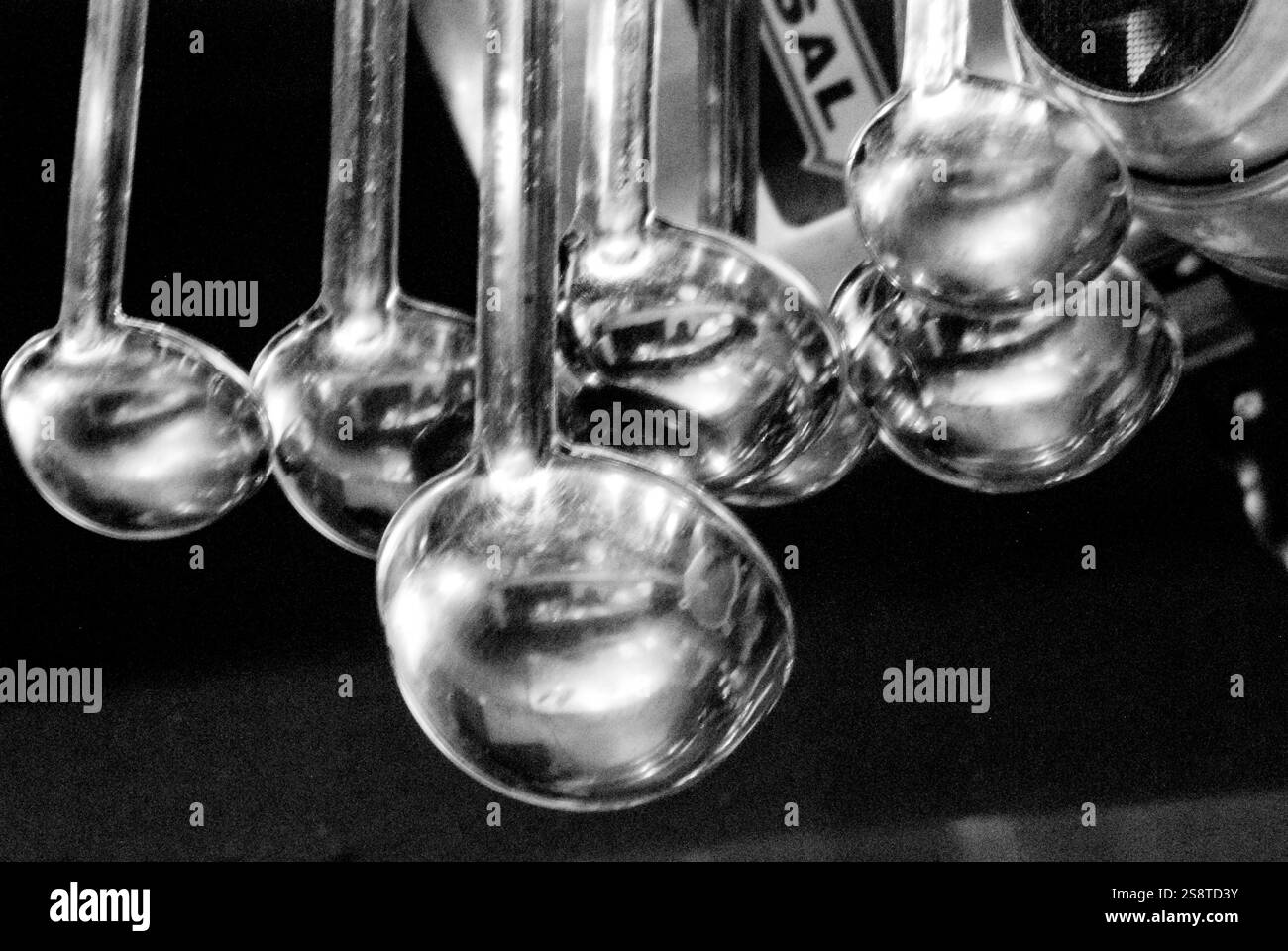 kitchen utensils, utensils, pots, ladles, pans, utensils, equipment Stock Photo
