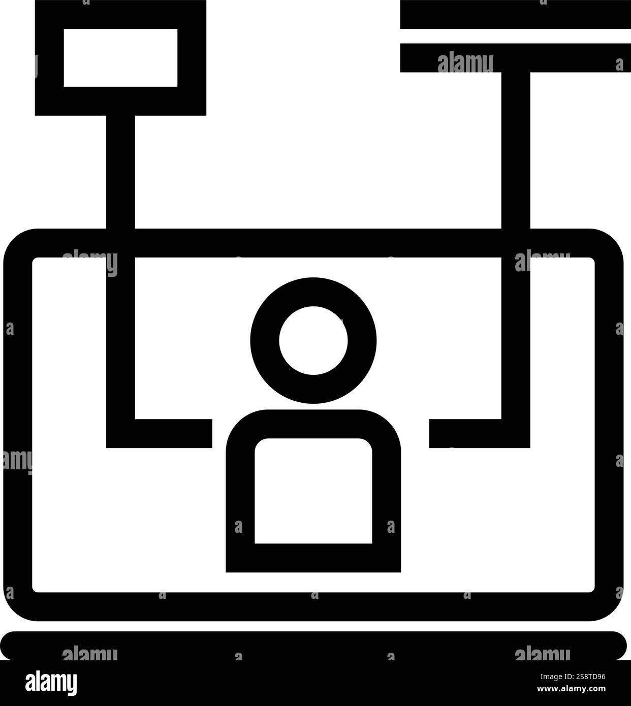 User Experience icon vector. Suitable for mobile apps, web apps and print media. Stock Vector