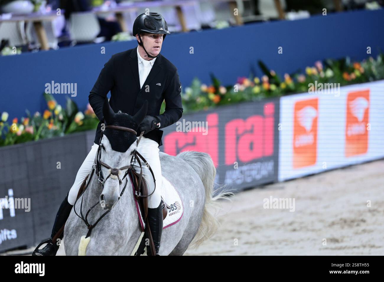 Rob de Bruijn with Chicoon DBS Z during the IB Makelaars Prize 1.20m at ...