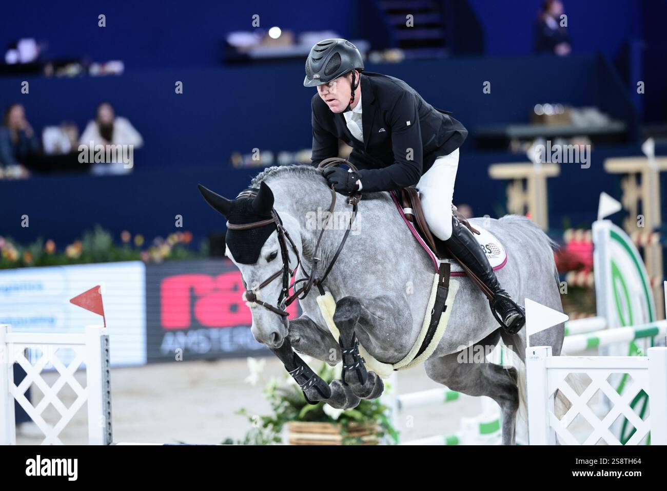 Rob de Bruijn with Chicoon DBS Z during the IB Makelaars Prize 1.20m at ...