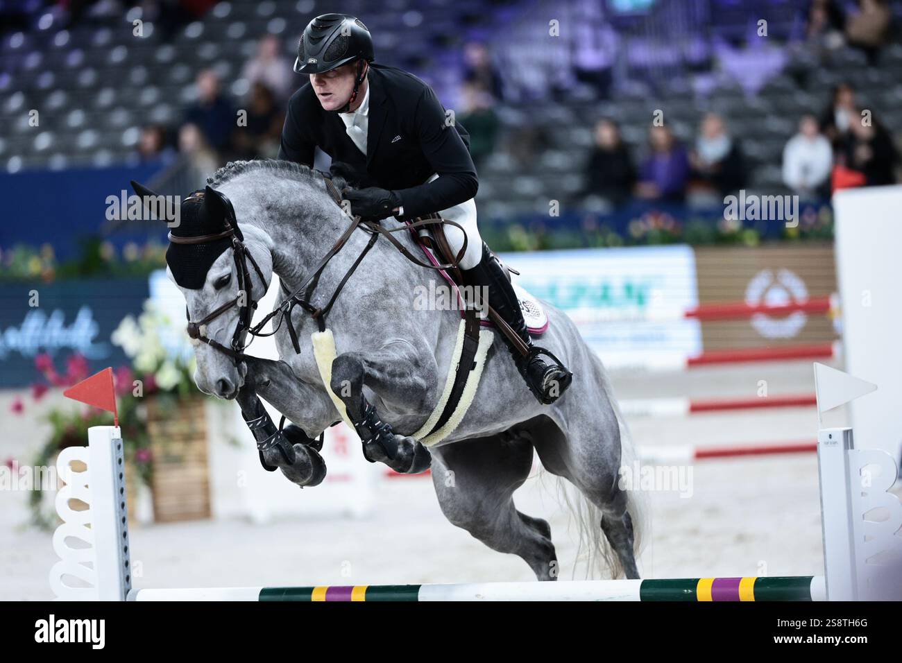 Rob de Bruijn with Chicoon DBS Z during the IB Makelaars Prize 1.20m at ...
