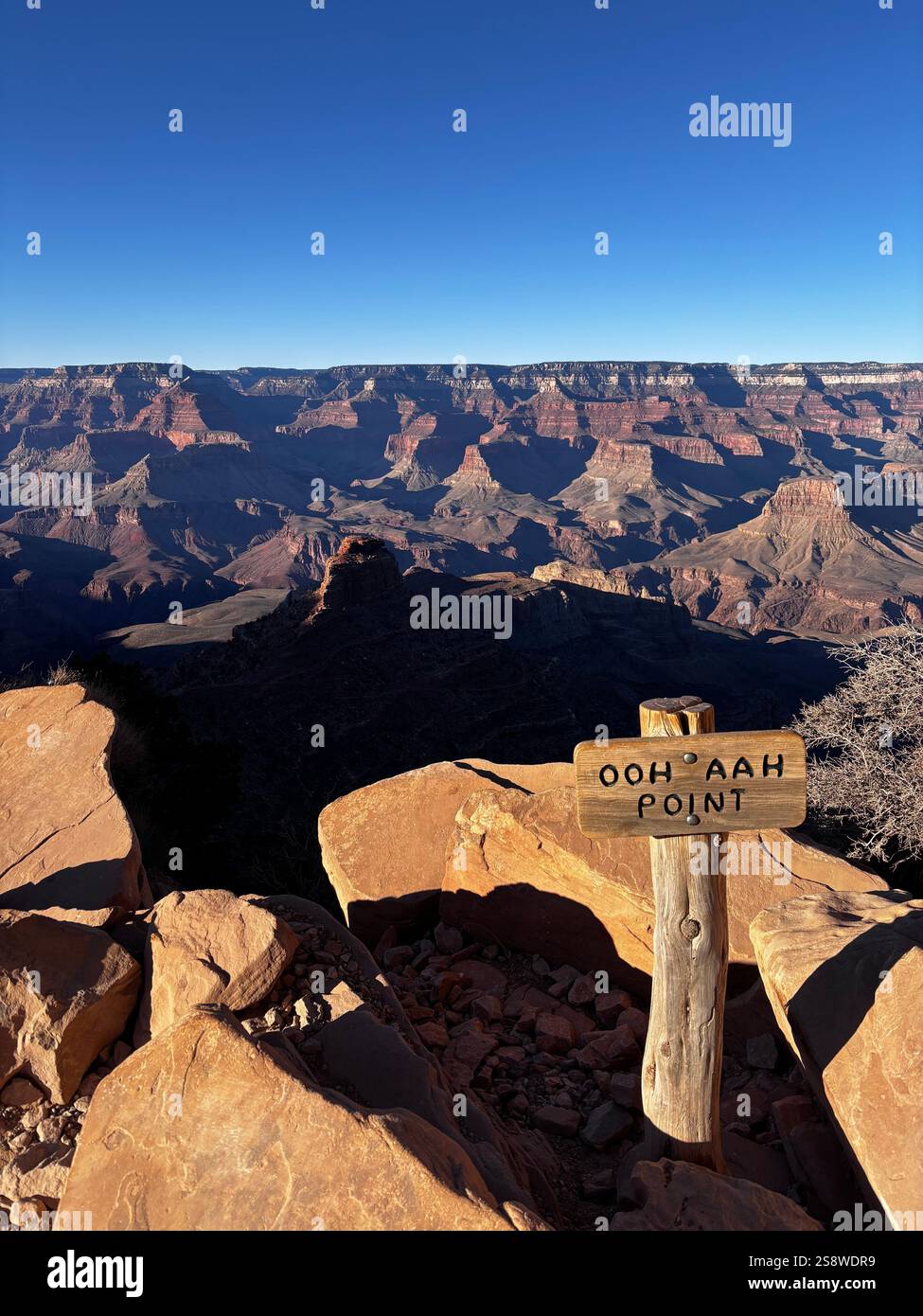 Ooh Ahh Point, Grand Canyon - Smartphone Captured Stock Image