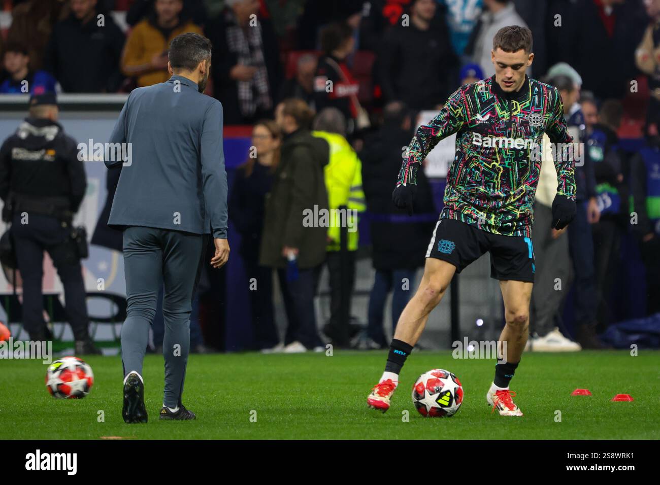 Madrid, Spain. 21st Jan, 2025. UEFA Champions League matchday 7 between