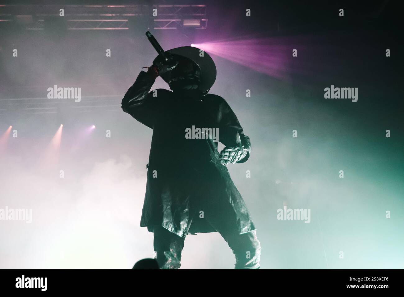 Milan, Italy. 22nd Jan, 2025. JPEGMafia performs live during the Lay ...