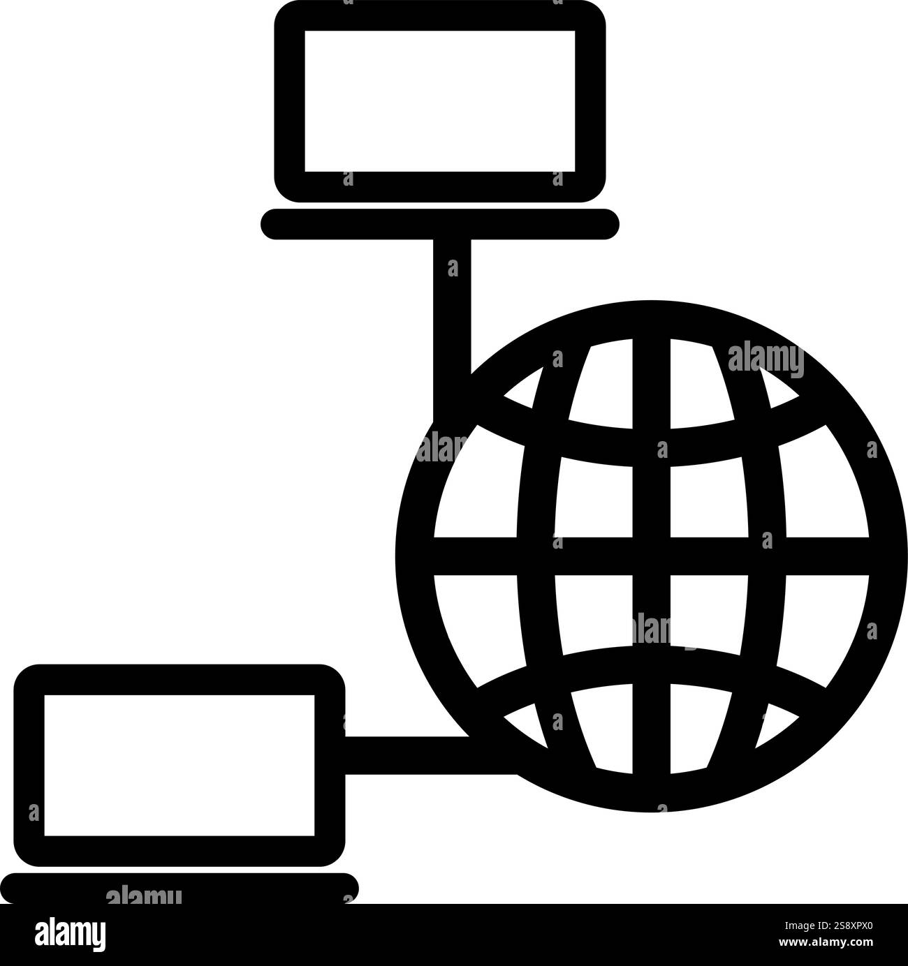 Internet Connectivity icon vector image. Suitable for mobile application web application and print media. Stock Vector