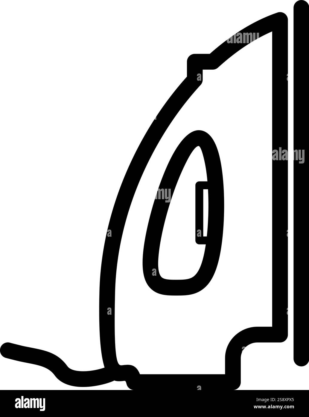 Iron icon vector. Suitable for mobile apps, web apps and print media. Stock Vector