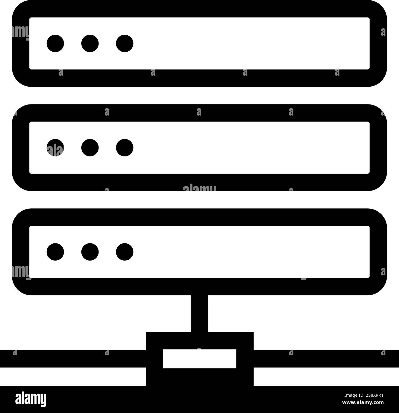 Server,Cloud Storage,Database,Big Data,Backup,Hosting,Computing,Network,, Stock Vector