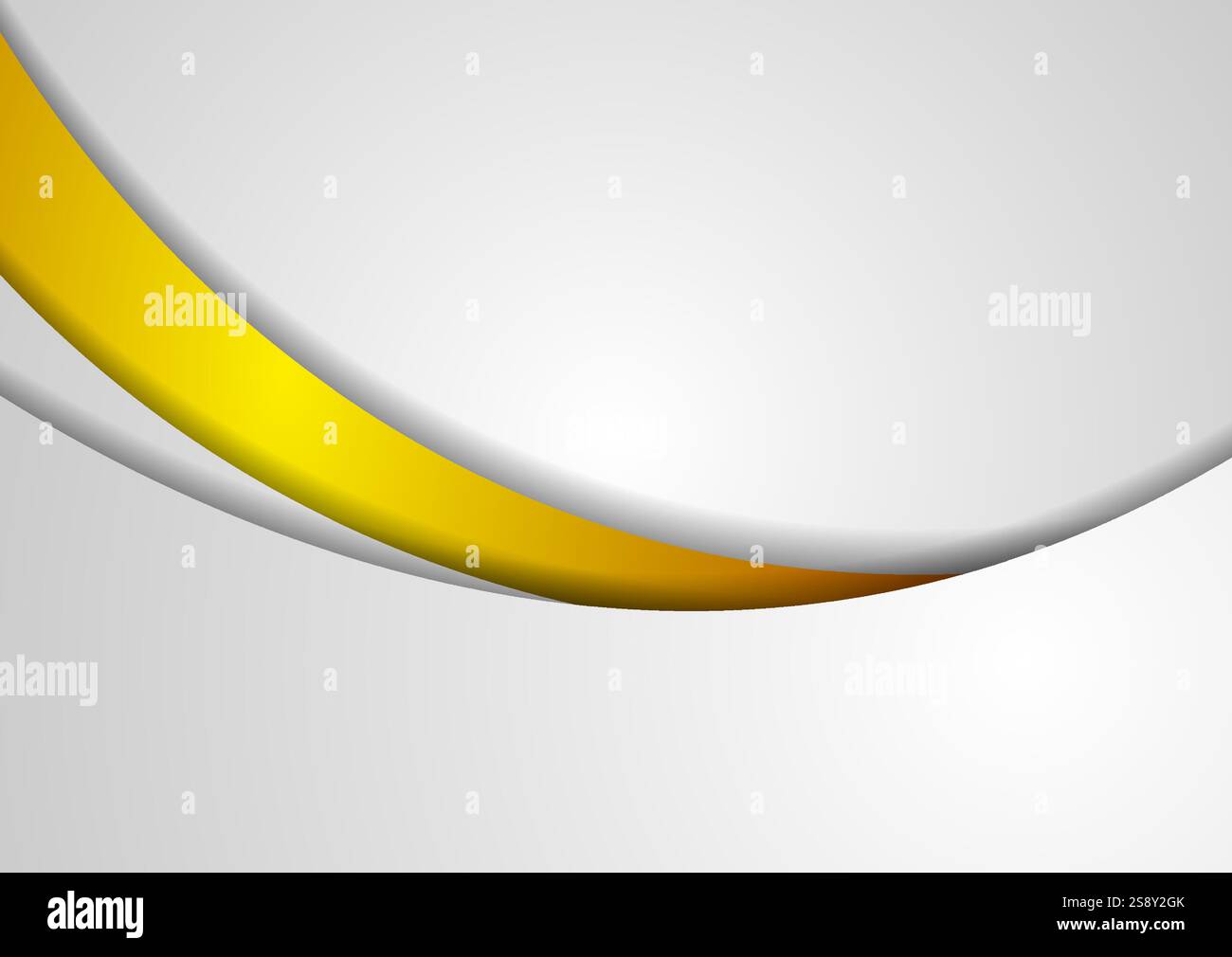 Orange and grey waves abstract modern corporate background. Vector ...