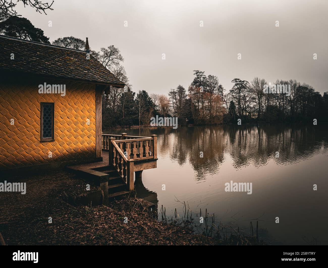 Fishing house - Smartphone Captured Stock Image