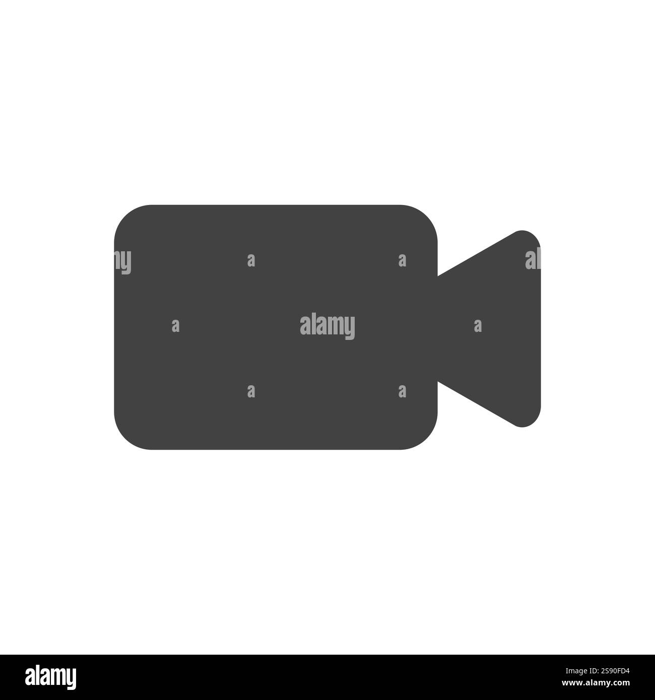 camcorder icon flat vector on white background Stock Vector Image & Art ...