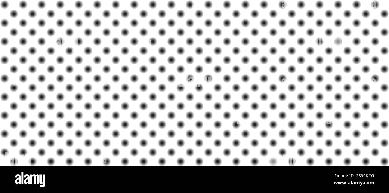 vector dotted seamless pattern. textured polka dot background graphic design. Stock Vector