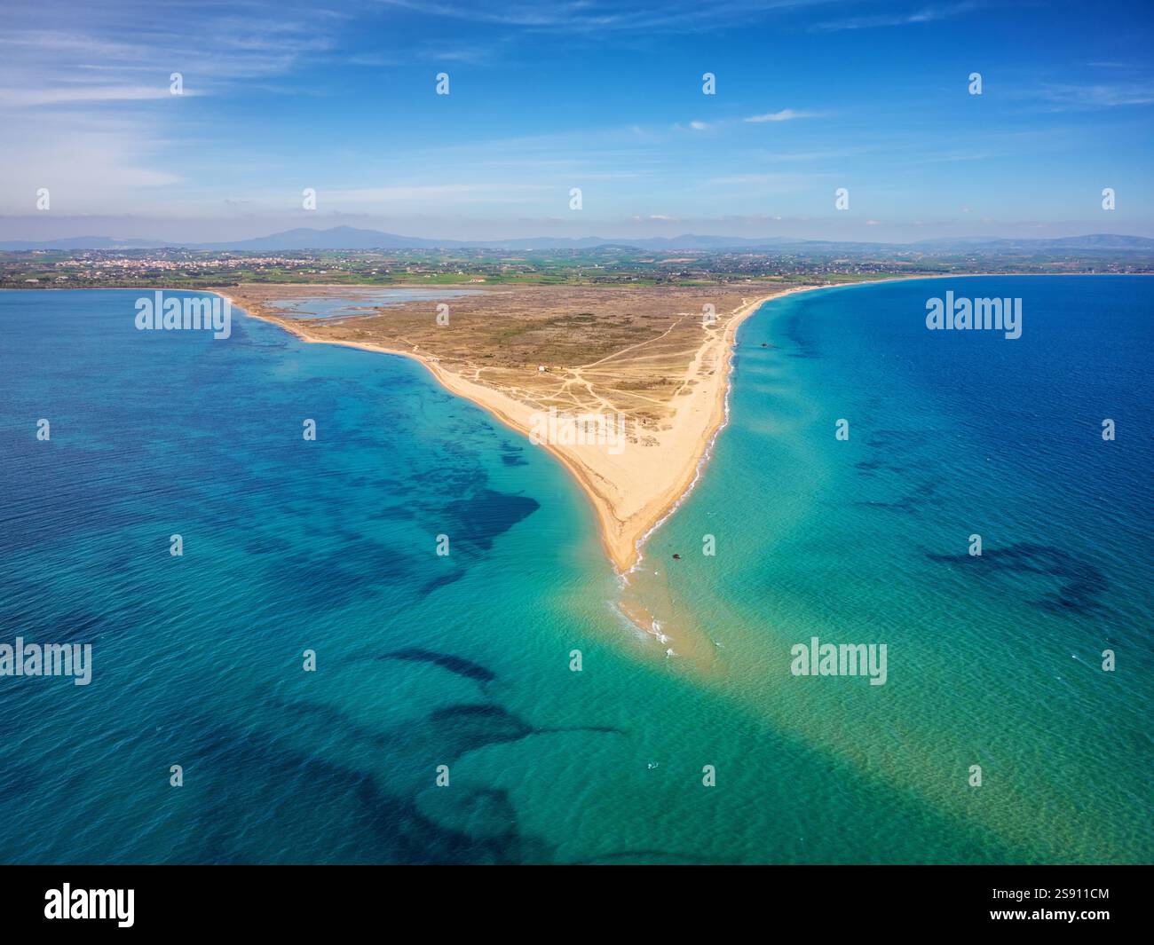 Epanomi Sandbar Beach Drone Aerial View On Tsairi Park Stock Photo Alamy epanomi-sandbar-beach-drone-aerial-view-on-tsairi-park-stock-photo-alamy