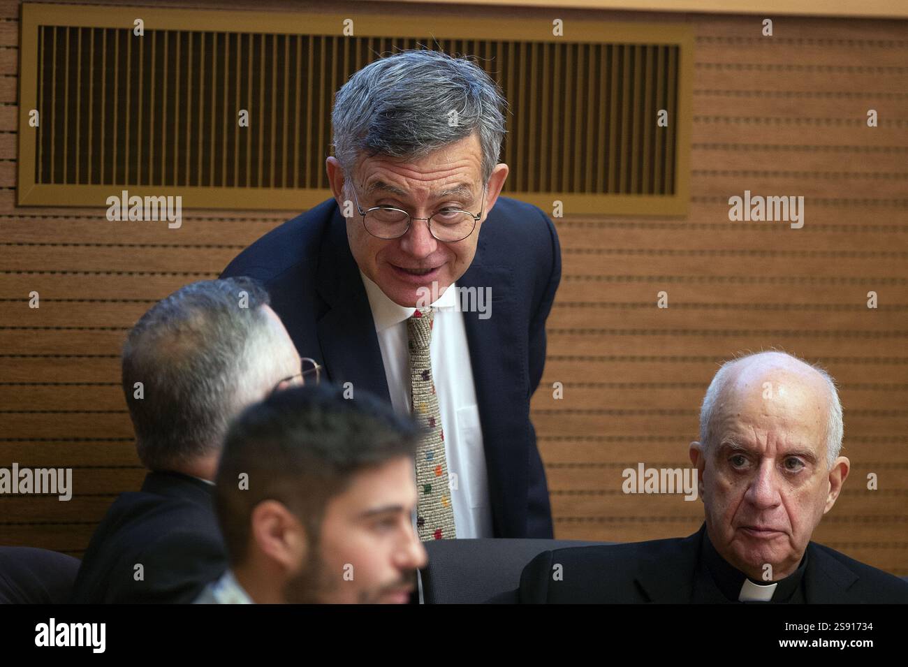 **NO LIBRI** Italy, Rome, 2025/1/23.Dr. Paolo Ruffini, Prefect of the ...