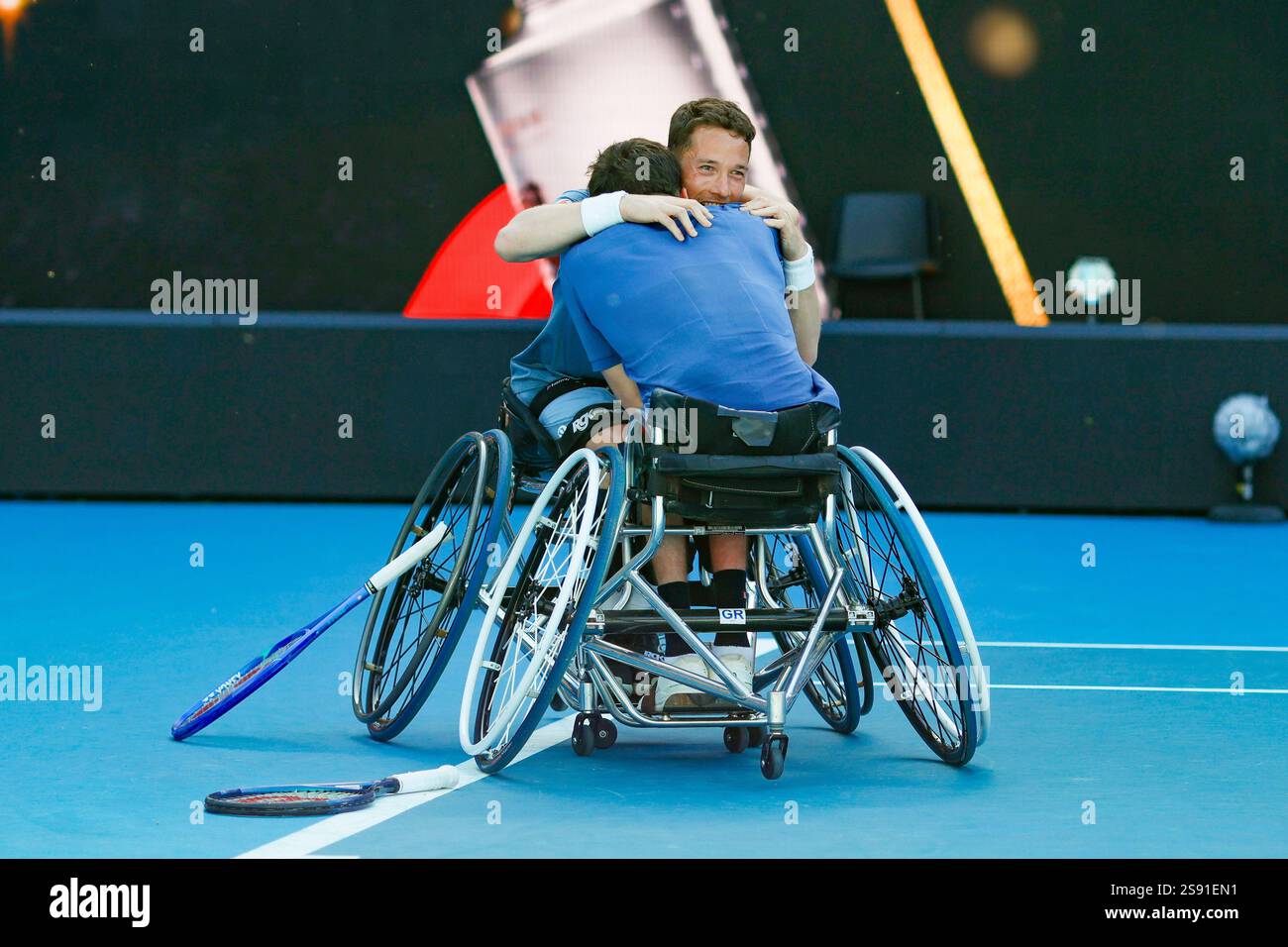 melbourne-australia-24-jan-2025-alfie-hewett-gbr-gordon-reid-gbr