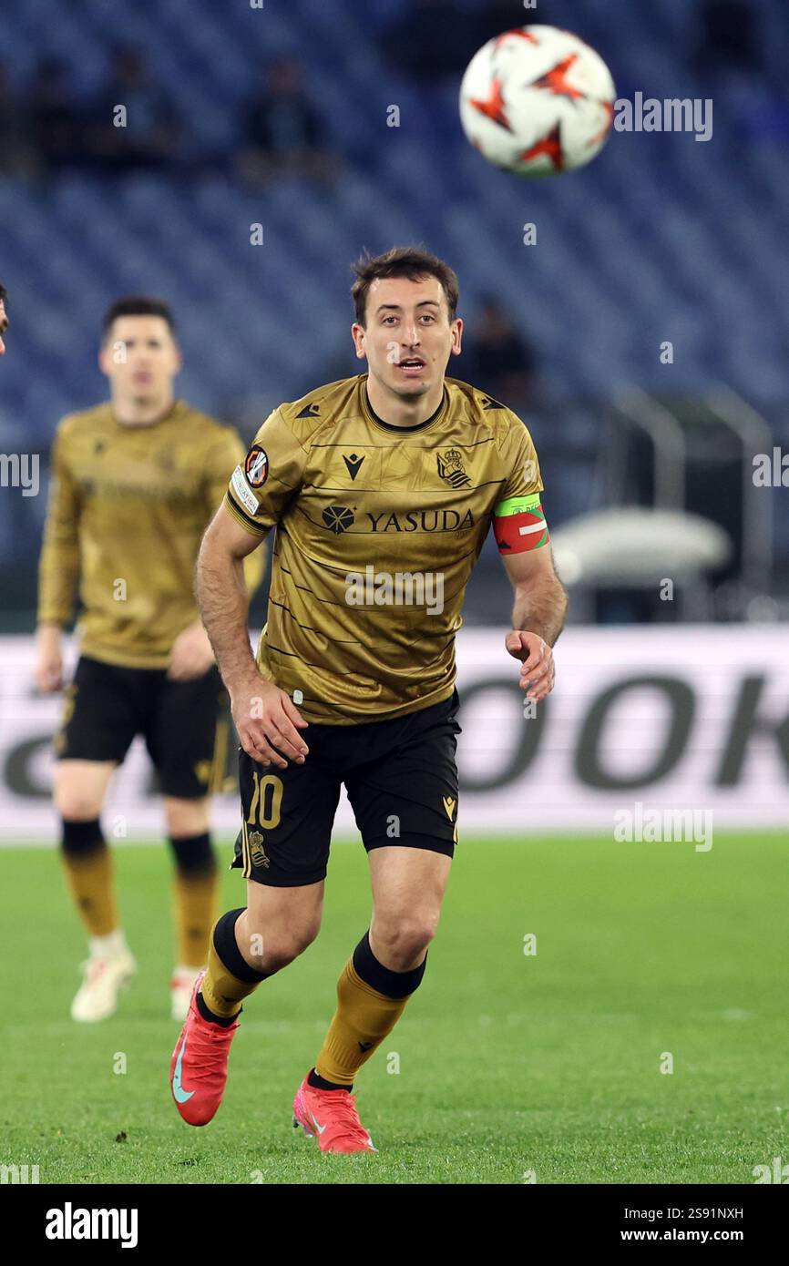 Oyarzabal of Real Sociedad seen in action during the UEFA Europa League