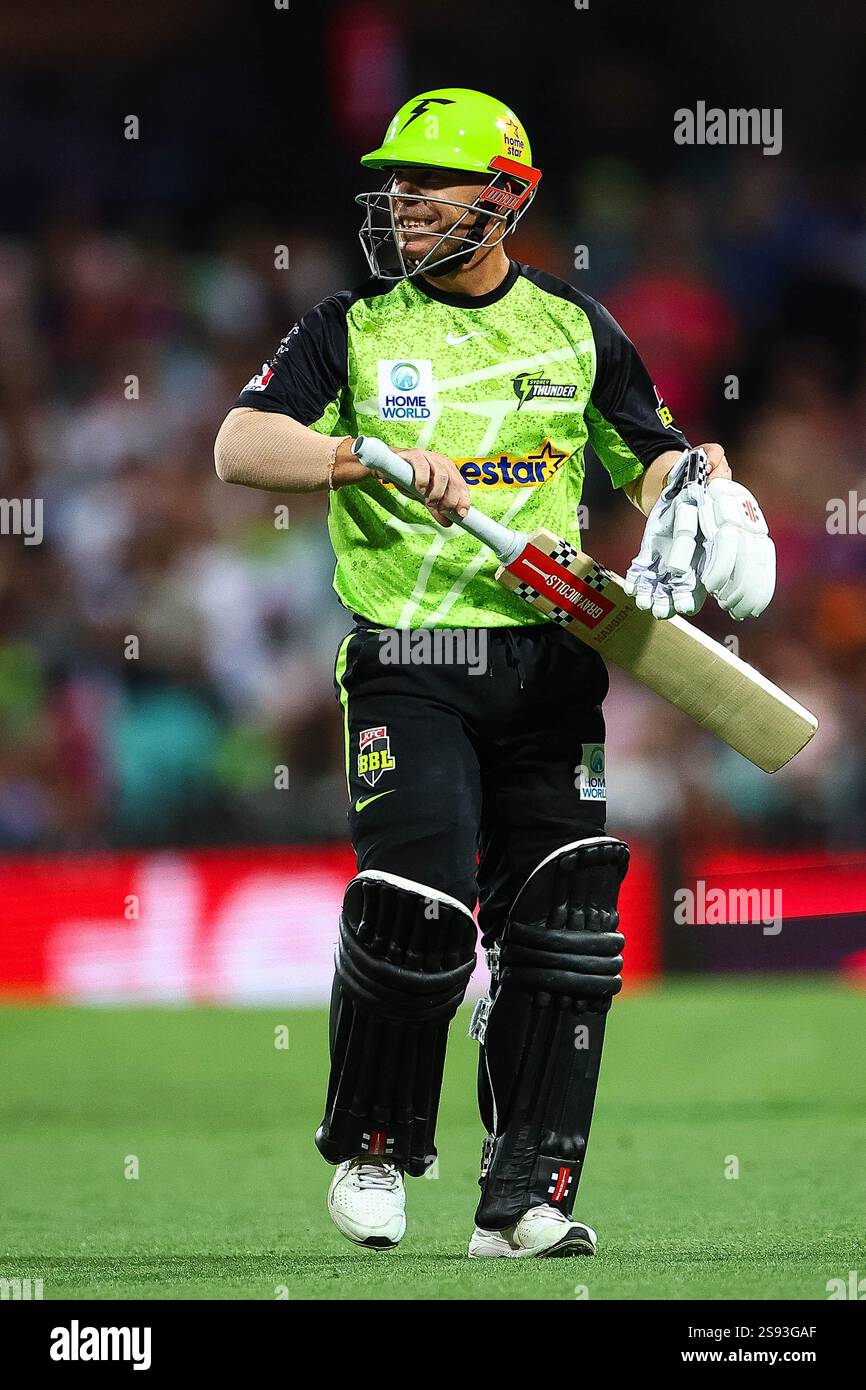 24th January 2025; Sydney Cricket Ground, Sydney, NSW, Australia Big Bash T20 League