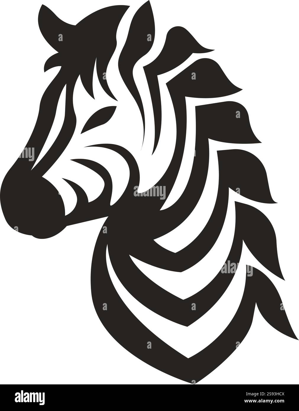 Zebra logo icon design template Stock Vector Image & Art - Alamy