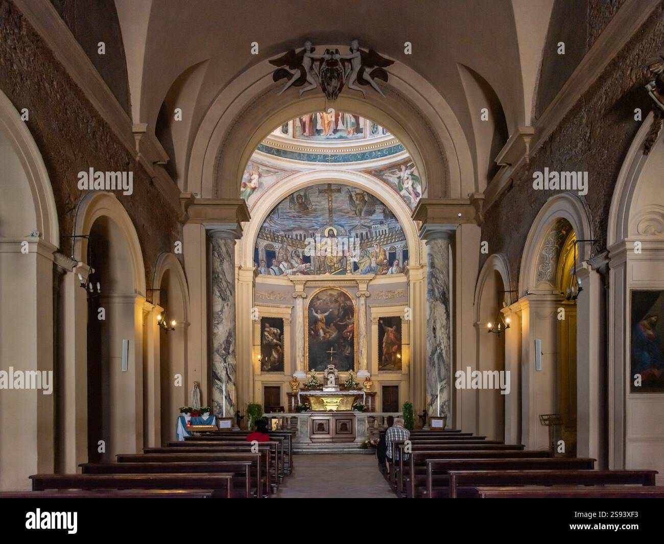 Basilica of Santa Pudenziana, Rome, Italy Stock Photo - Alamy
