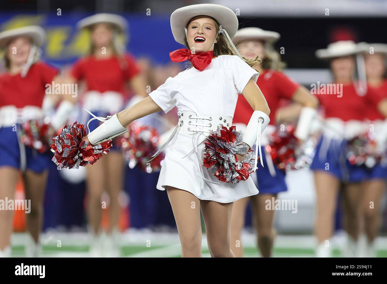 Kilgore Junior College Rangerettes perform during the Cotton Bowl NCAA