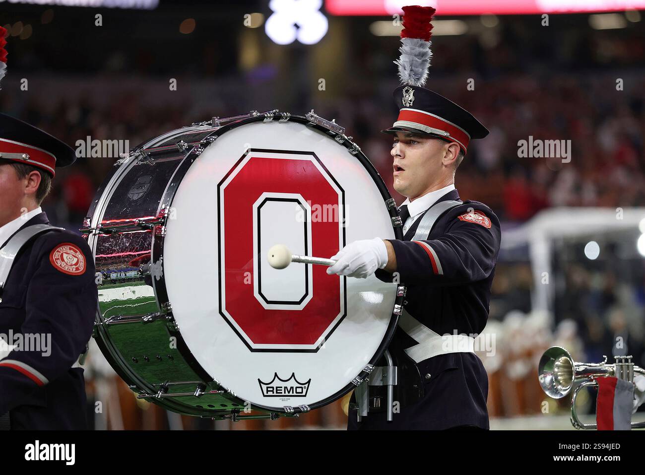 Ohio State band performs during the Cotton Bowl NCAA College Football