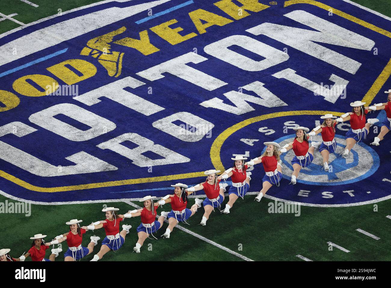 Kilgore Junior College Rangerettes perform during the Cotton Bowl NCAA