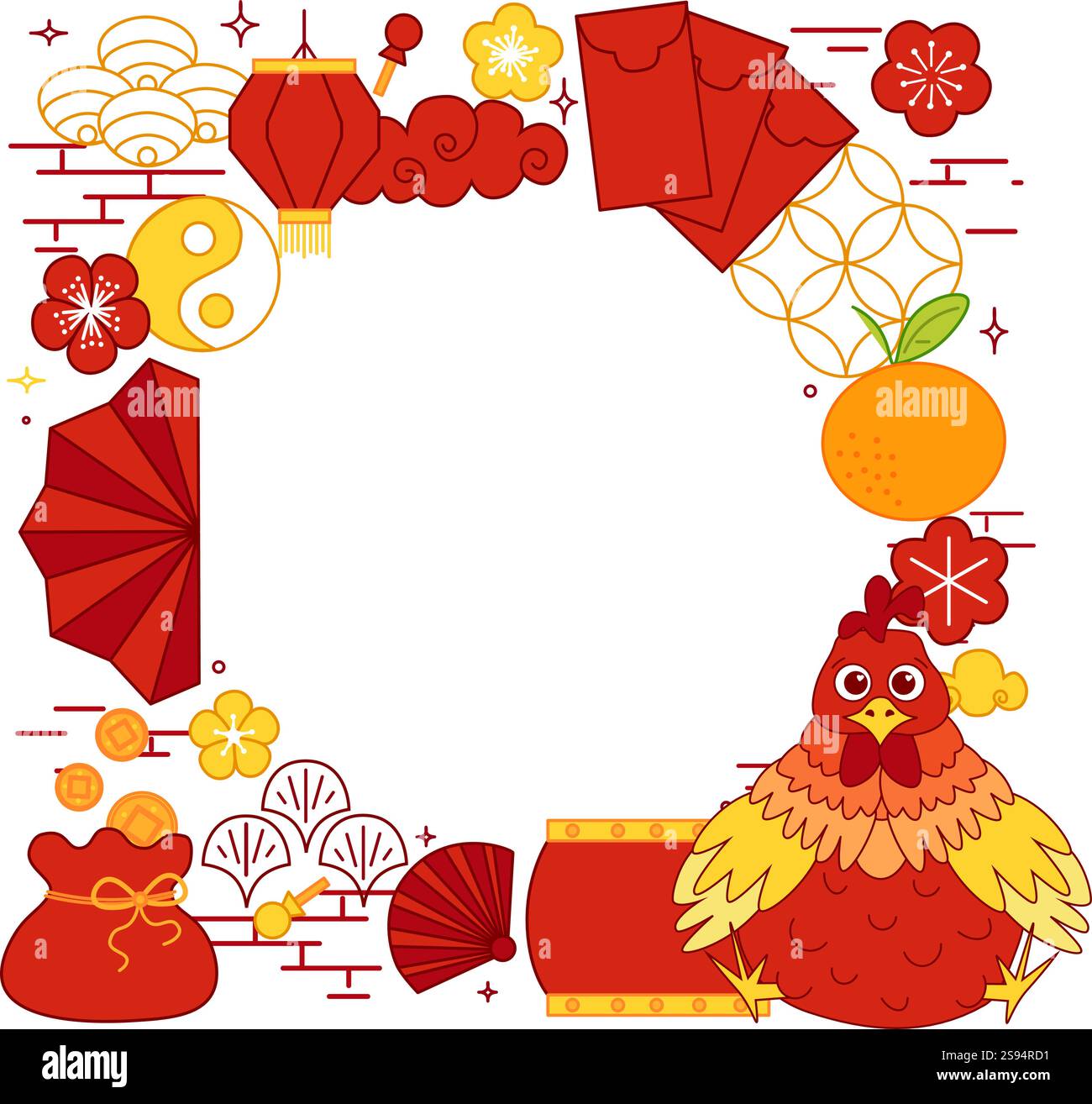 chinese new year 2025 border