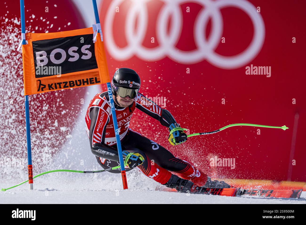 KITZBUEHEL, AUSTRIA JANUARY 24 Cameron Alexander of Canada during