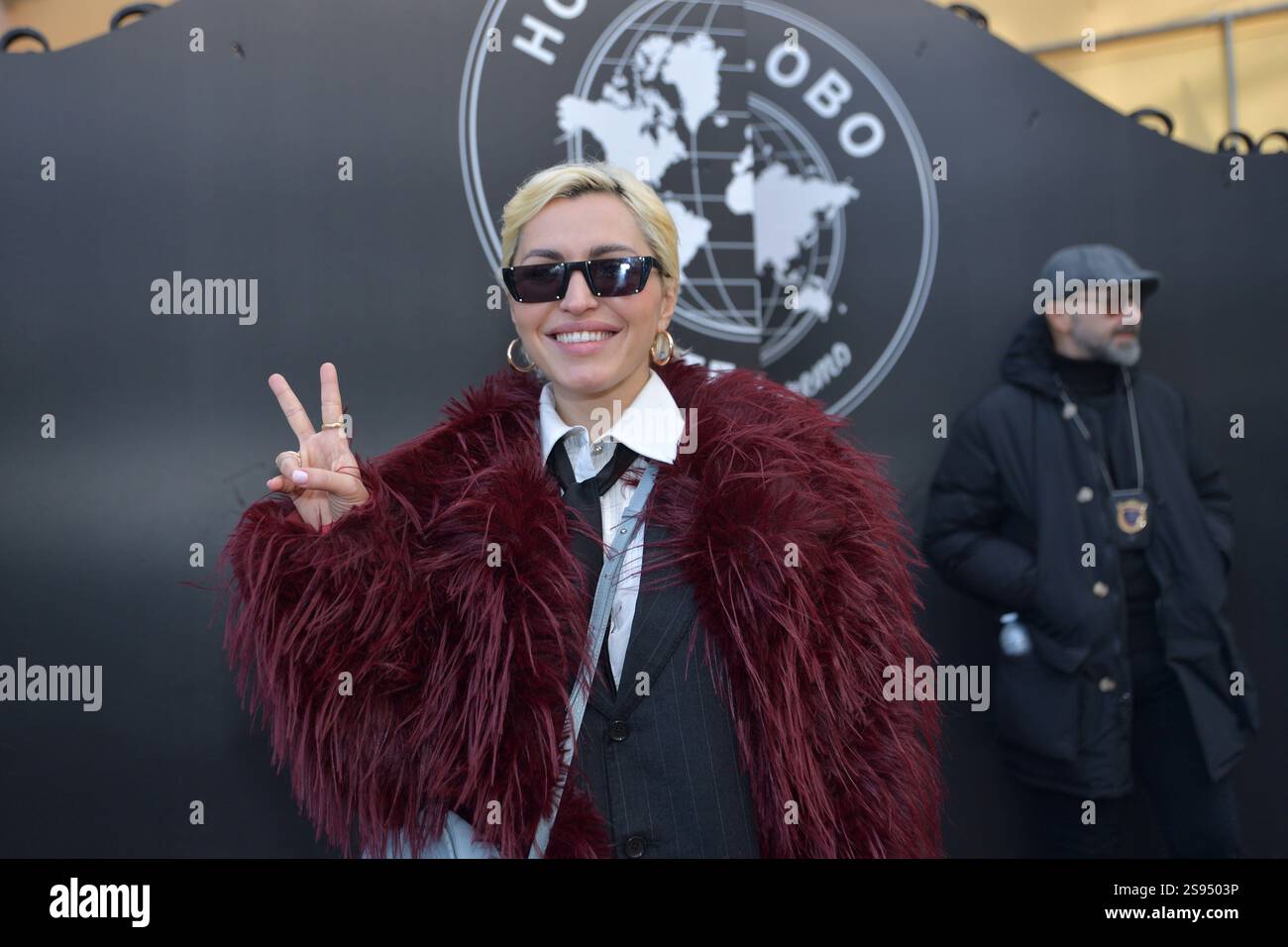 First day of rehearsals at the Ariston of the Sanremo Festival 2025