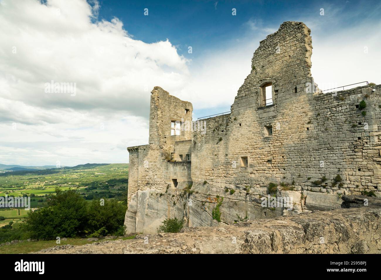 Lacoste village chateau built in the 11th century owned by the Marquis ...